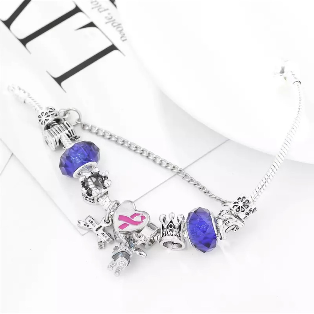 New Disney 925 Silver Charm Bracelet - Picture 5 of 5
